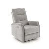 Relaxační křeslo MIKHAEL šedé