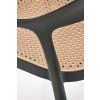 Zahradní židle VMK530 přírodní / černá