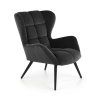Čalouněné křeslo FABIAN černé