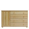 Dřevěná komoda CLASSIC KN-34 masiv borovice