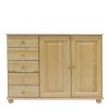 Dřevěná komoda CLASSIC KN-38 masiv borovice