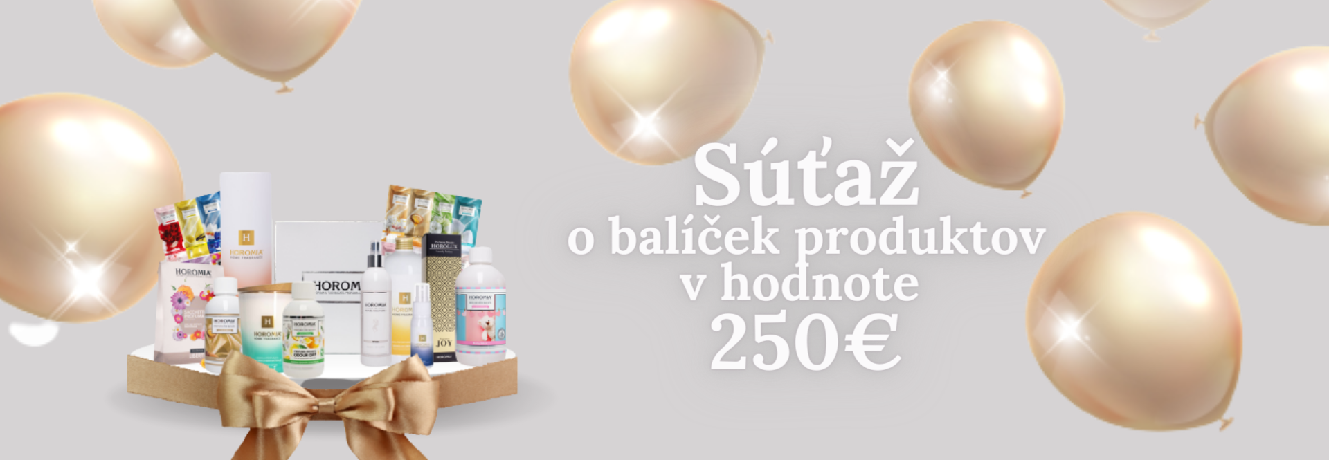 UKONČENÁ / Súťaž o balíček produktov v hodnote 250€ od 26.3 do 31.3.2023
