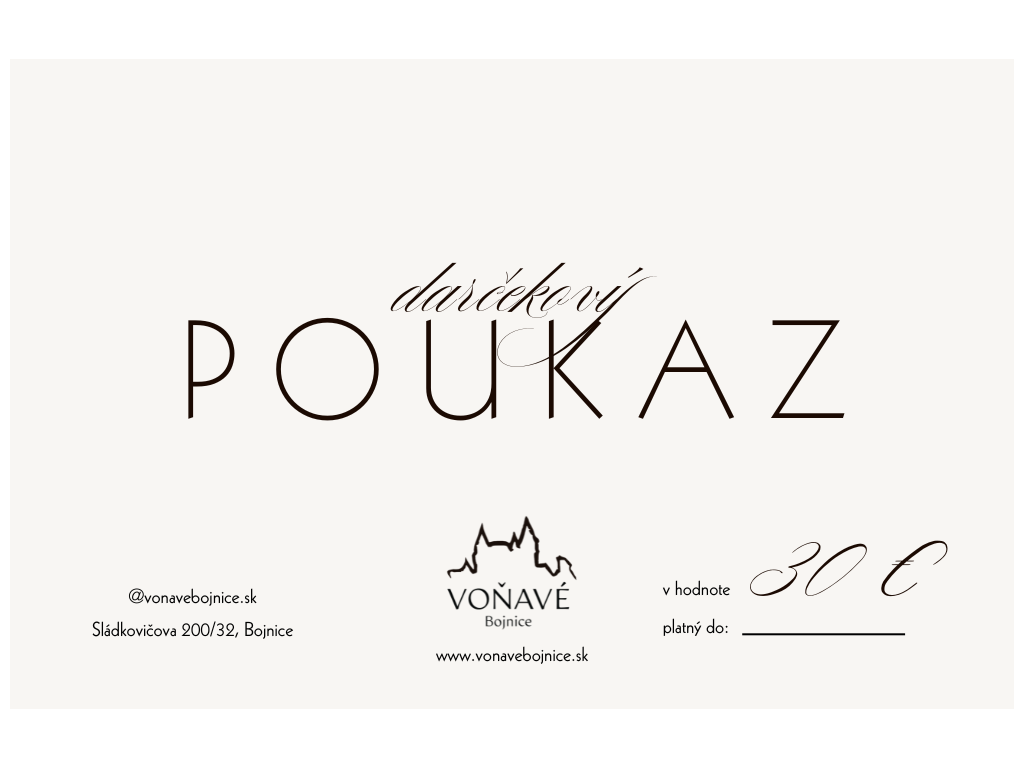 poukaz 30