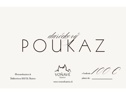poukaz 100