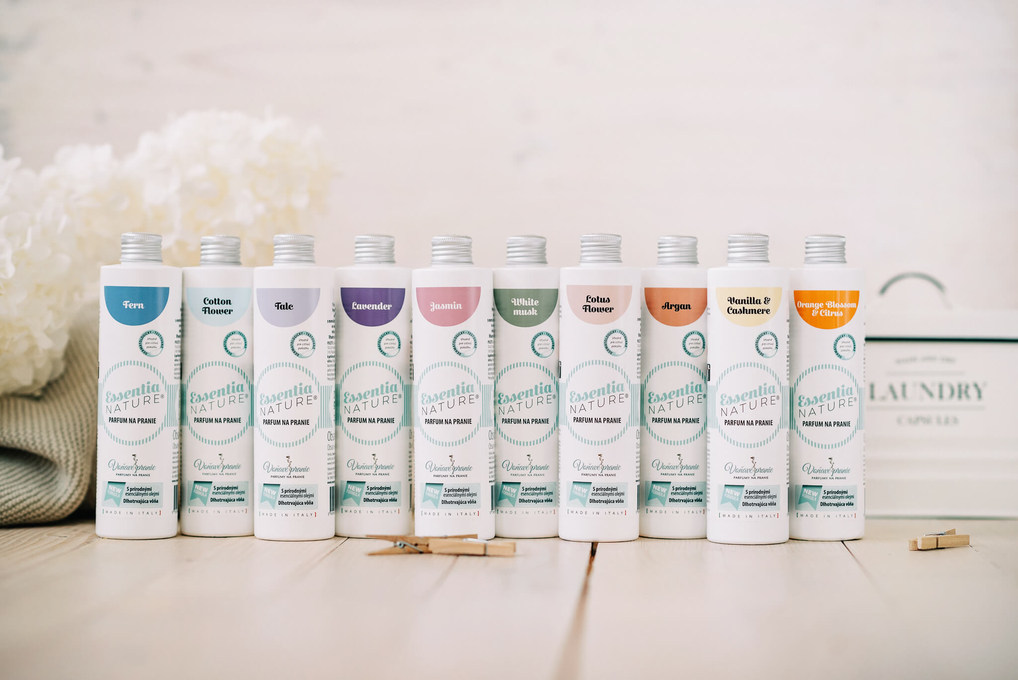 Parfémy na praní: vůně, svěžest a péče o tkaniny na dosah ruky