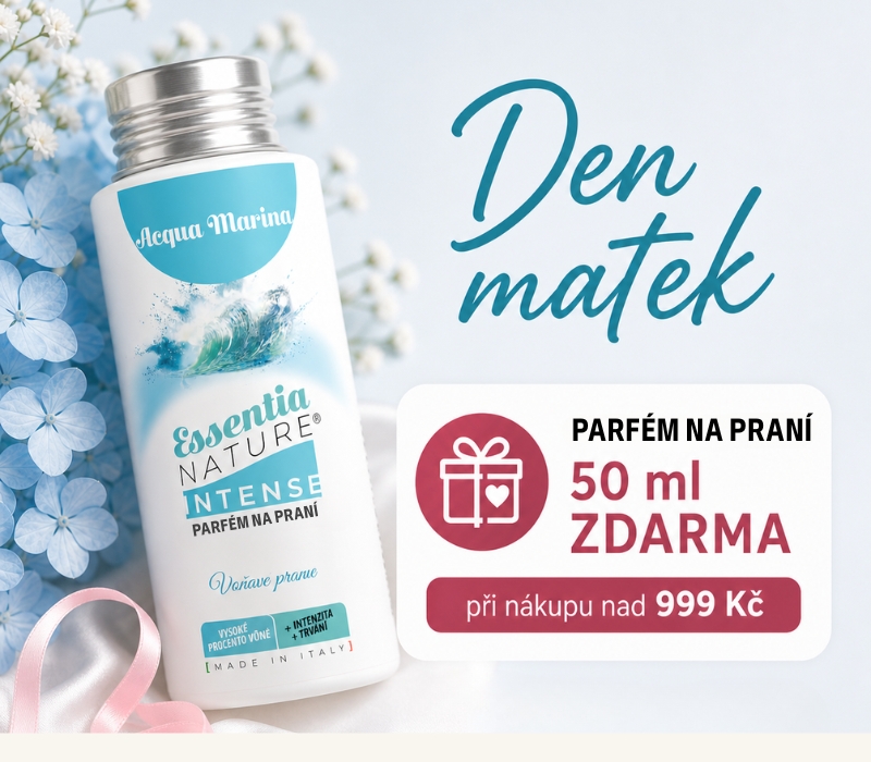 Den matek - Parfém na praní 50 ml zdarma