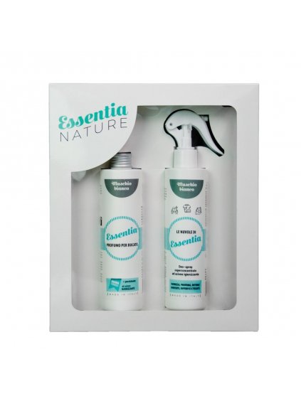 Sada 2 x 250 ml - Parfém na pranie + Uni Sprej Cloud WHITE MUSK