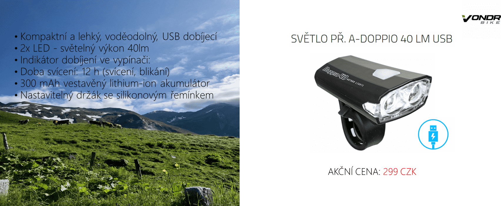 Svetlo reklama Dopio USB