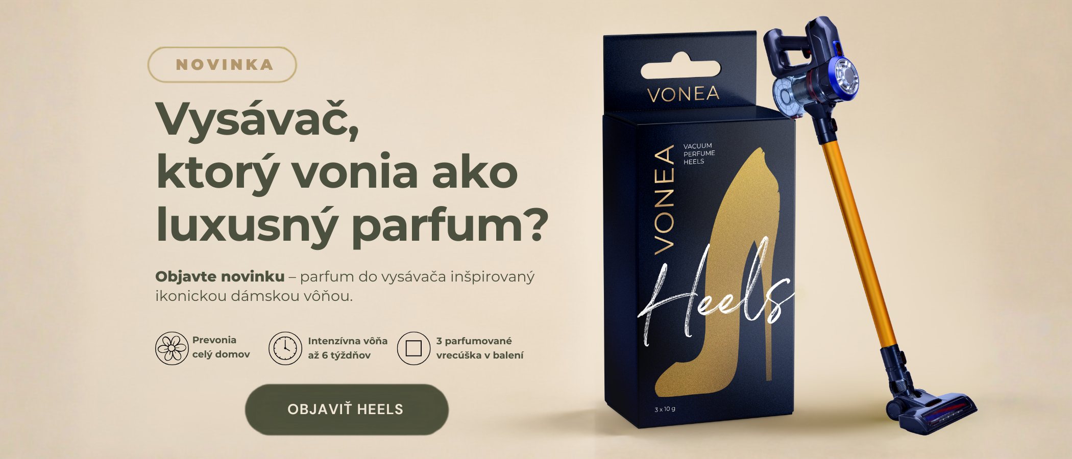 Obľubená novinka na trhu voňavé sáčky alebo parfumy do vysávača inšpirované luxusnými vôňami Baccarat a Good Girl Carolina Herrera