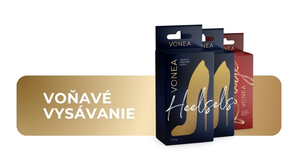 VONEA parfum do vysávača Rouge – parfumované sáčky do vysávača pre voňavé vysávanie a čistú domácnosť