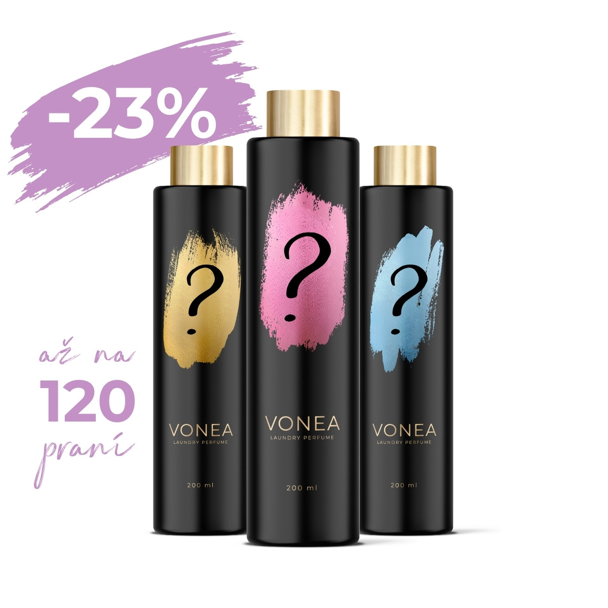 Zvýhodnený set troch parfumov do prania VONEA