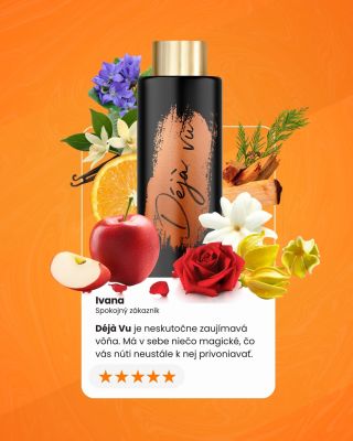 Niektoré vône si len všimneš… a potom je tu DÉJÀ VU – tá, ku ktorej sa stále vraciaš. ✨ Sladké ovocie, jemné kvety a...