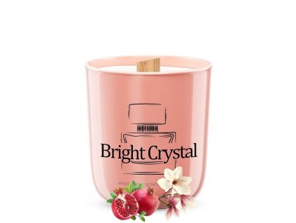 Bright Crystal - Sójová vonná svíčka ve skle  Inspirováno vůní: Versace Bright Crystal