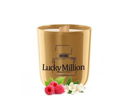 Lady Million - Sójová vonná svíčka ve skle  Inspirováno vůní: Paco Rabanne Lady Million