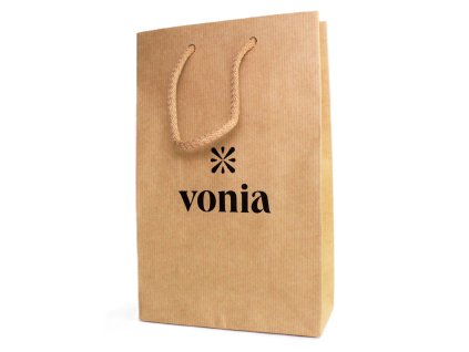 Vonia ajándéktáska textil füllel