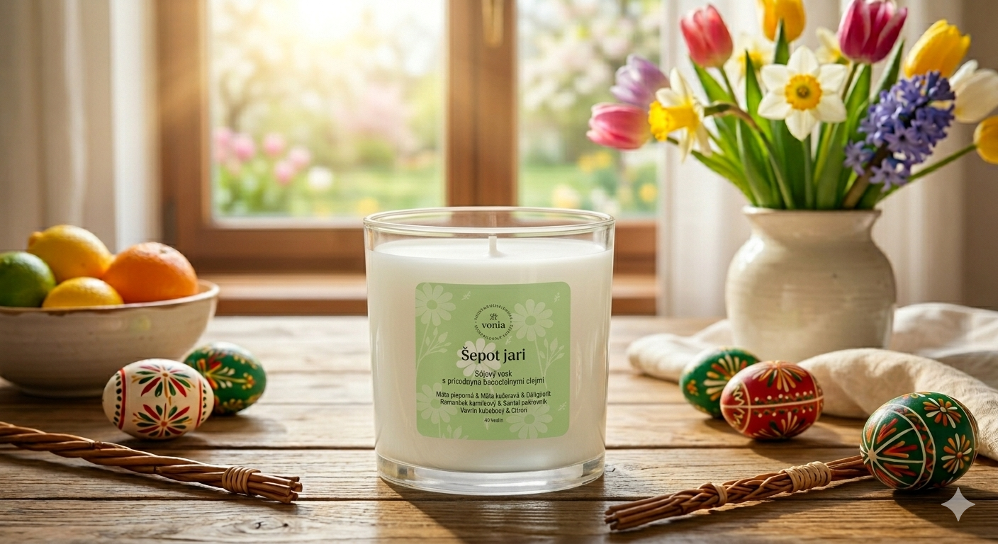 Jarné vône do domácnosti: Ktoré sójové sviečky sa hodia na Veľkú noc?