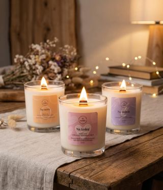 Keď chcete darovať viac než len sviečku. Keď chcete darovať spoločný čas 💞 ✨ Naše nové darčekové sety vytvárajú atmosféru...