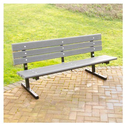 countryside seat grey timberpol