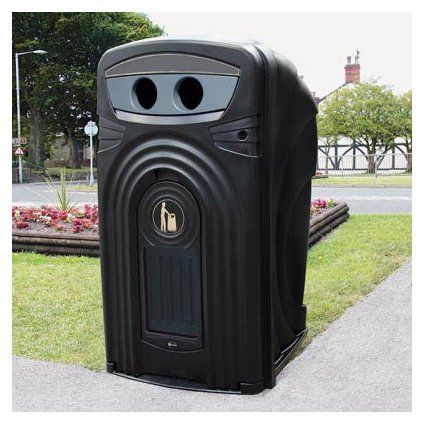 nexus 360 rsa bin with grey round apertures