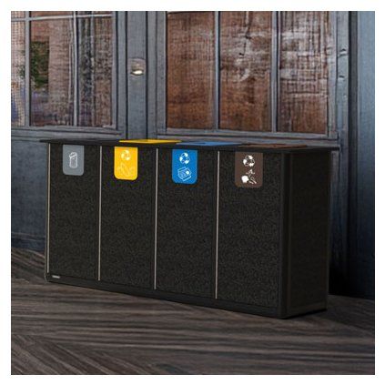 Origin Infinity Quad 280 Litre Recycling Station GES DE