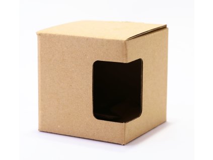 Dárková krabička  s okýnkem 75x75x75