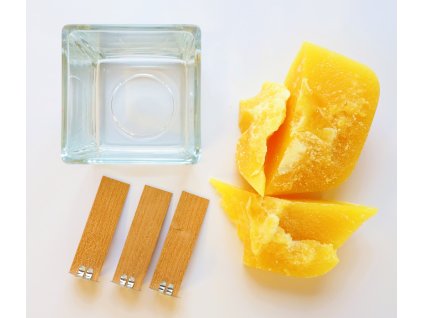 Set pro výrobu svíček 8x8 žlutá