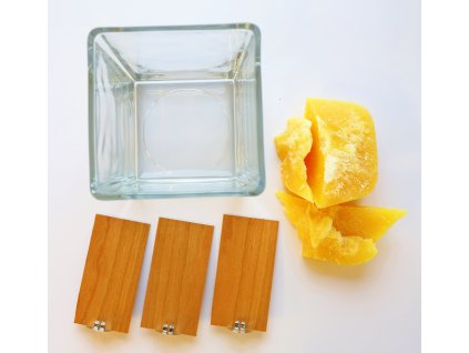 Set pro výrobu svíček 12x12 žlutá