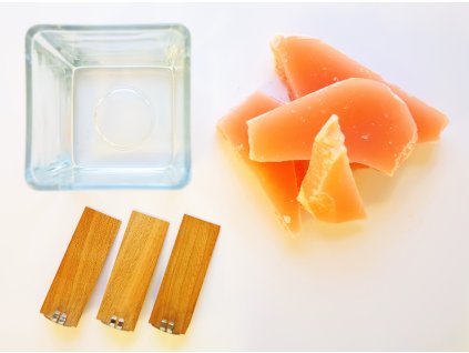 Set pro výrobu svíček 10x10 růžová