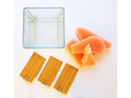 Set pro výrobu svíček 12x12 růžová