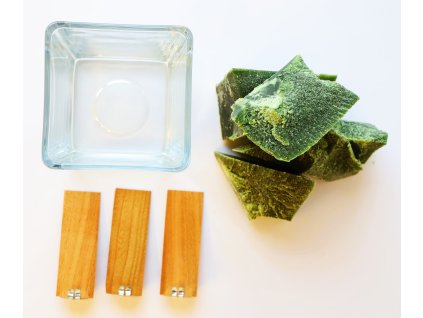 Set pro výrobu svíček 10x10 zelená