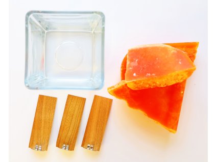 Set pro výrobu svíček 10x10 oranžová