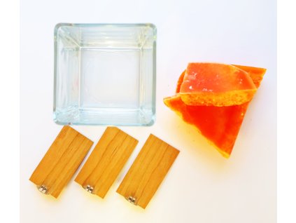 Set pro výrobu svíček 12x12 oranžová