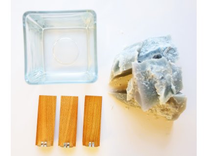 Set pro výrobu svíček 10x10 modrá