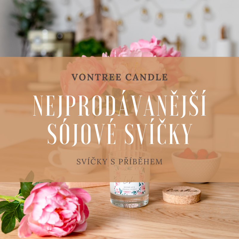 Nejprodávanější sójové vonné svíčky