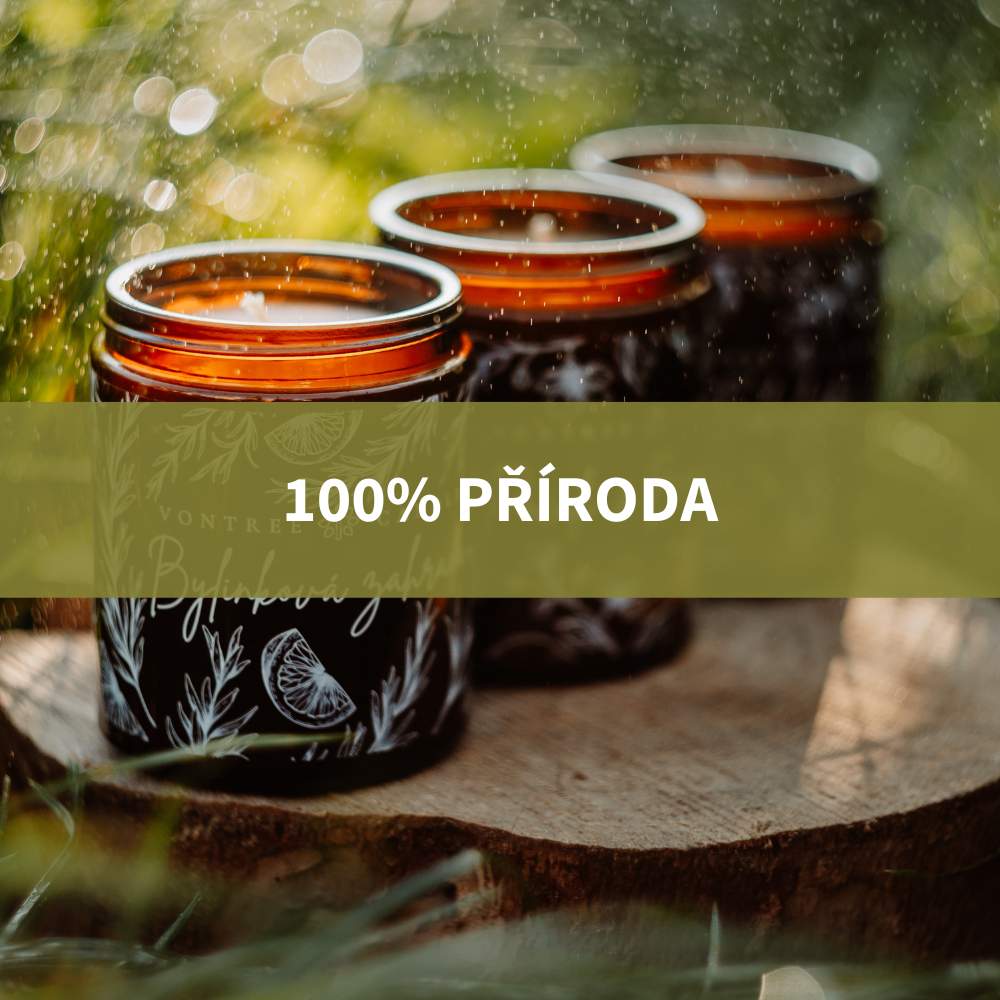 PŘÍRODNÍ SÓJOVÉ SVÍČKY