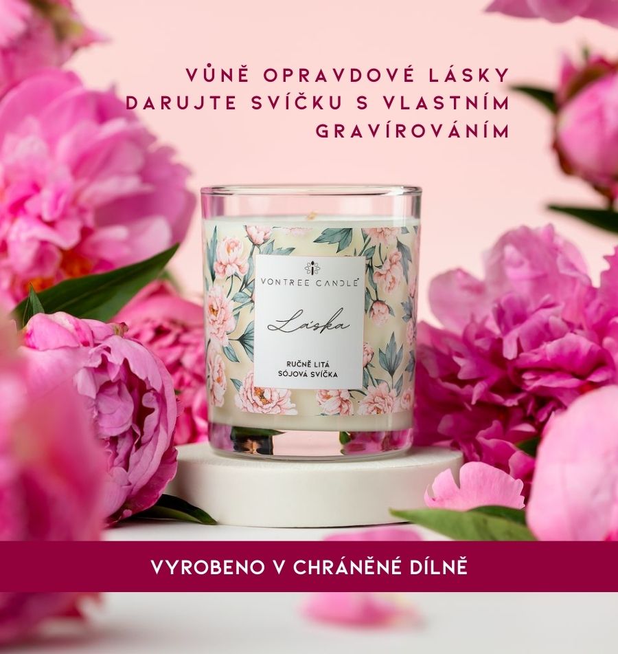 Svíčka na Valentýna
