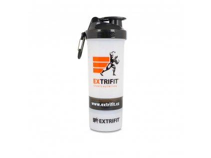 Extrifit Šejkr Triple 600 ml transparent