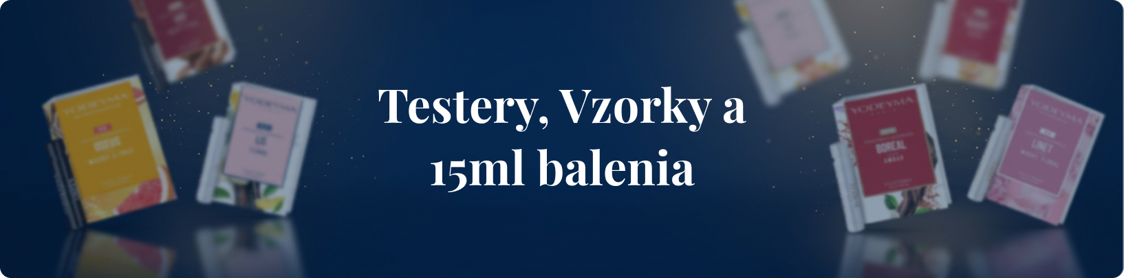Vzorky parfumov — testery, vzorky a 15ml balenia
