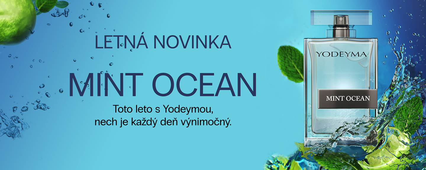 Nový letný parfum Yodeyma Mint Ocean v sviežom prevedení s mätou a limetkou.