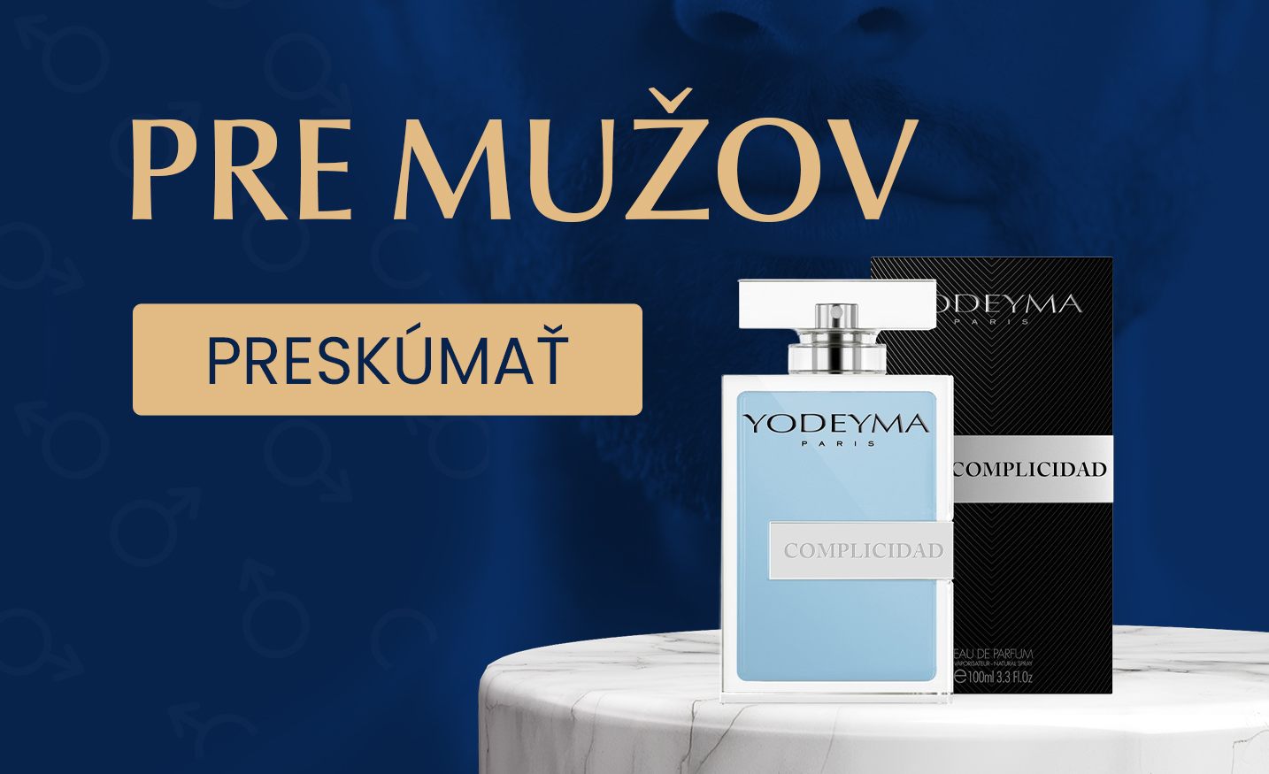 Odkaz na mužskú kategóriu parfémov