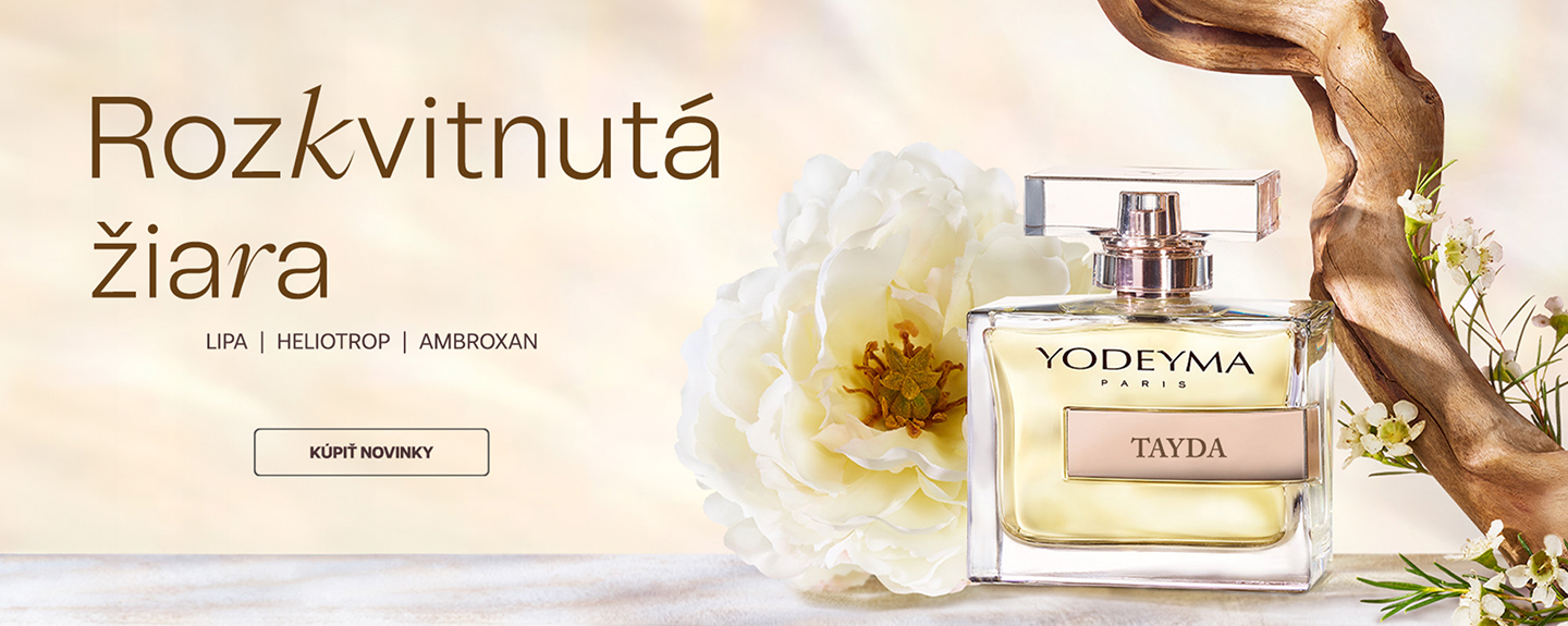 Yodeyma Tayda – jemný kvetinový parfum s vôňou lipy a ambroxanom.