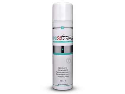 Unixderma, čistiaca pena 400 ml pre jemnú starostlivosť o pokožku