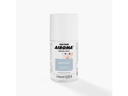 Airoma náplň 270 ml Babyface: komplexná dlhotrvajúca vôňa do dávkovačov Airoma