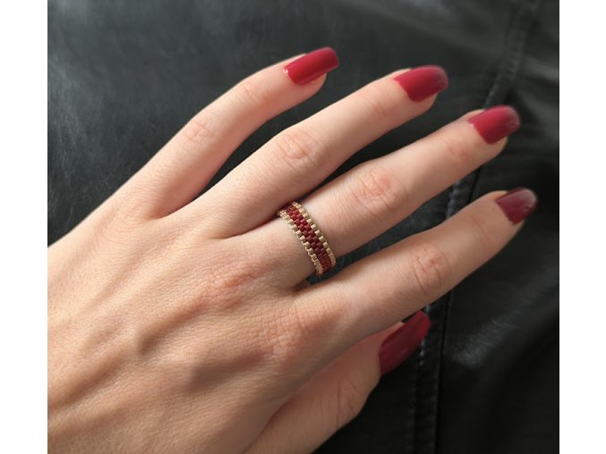 Miyuki prsten tenký