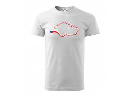 bílé mapa čr