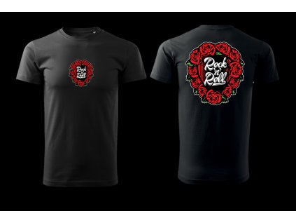 triko rock růže