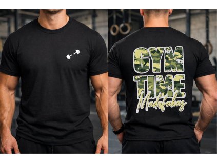 černé pánské triko