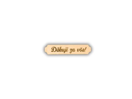 stitek dekuji za vse