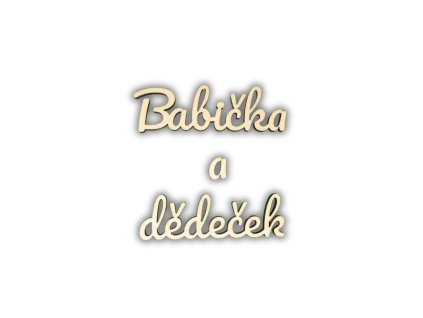 napis babicka a dedecek