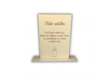 cedulka tato svicka